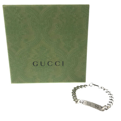【中古品】【メンズ】 GUCCI グッチ BRACELET ブレスレット ゴーストコレクション SV925 腕輪 アクセサリー 182-260430-yy-11-tag カラー：シルバー 万代Net店