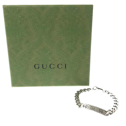 【中古品】【メンズ】 GUCCI グッチ BRACELET ブレスレット ゴーストコレクション SV925 腕輪 アクセサリー 182-260430-yy-11-tag カラー：シルバー 万代Net店