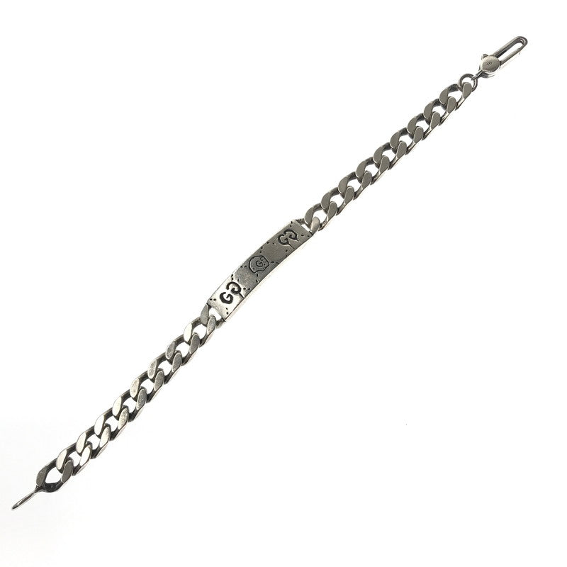 【中古品】【メンズ】 GUCCI グッチ BRACELET ブレスレット ゴーストコレクション SV925 腕輪 アクセサリー 182-260430-yy-11-tag カラー：シルバー 万代Net店