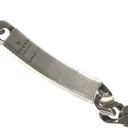 【中古品】【メンズ】 GUCCI グッチ BRACELET ブレスレット ゴーストコレクション SV925 腕輪 アクセサリー 182-260430-yy-11-tag カラー：シルバー 万代Net店