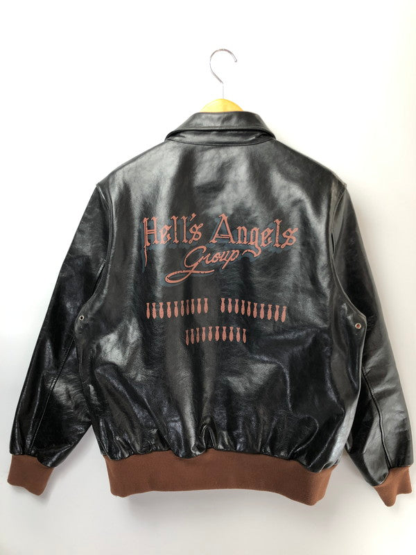 【中古品】【メンズ】 UNKNOW A-2 LEATHER FLIGHT JACKET A-2 レザーフライトジャケット アウター 145-260428-yy-12-tag サイズ：4XL カラー：ブラック 万代Net店