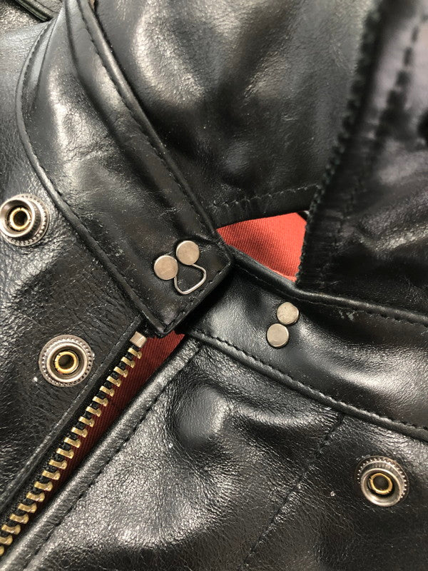 【中古品】【メンズ】 UNKNOW A-2 LEATHER FLIGHT JACKET A-2 レザーフライトジャケット アウター 145-260428-yy-12-tag サイズ：4XL カラー：ブラック 万代Net店