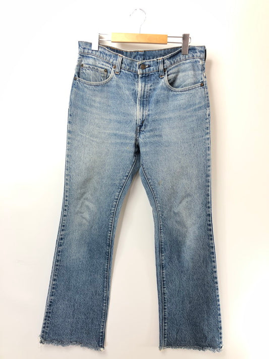 【中古品】【メンズ】 LEVI'S リーバイス 80's VINTAGE 517 DENIM PANTS 80年代 ヴィンテージ 517 デニムパンツ ボタン裏刻印5 アメリカ製 42TALON 黒カンヌキ パンツ ボトムス 157-260428-yy-17-tag サイズ：W33L34 カラー：ブルー 万代Net店
