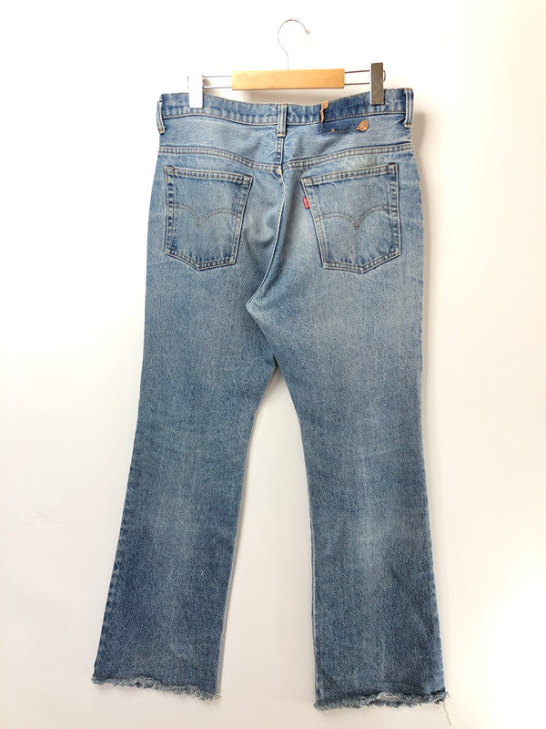 【中古品】【メンズ】 LEVI'S リーバイス 80's VINTAGE 517 DENIM PANTS 80年代 ヴィンテージ 517 デニムパンツ ボタン裏刻印5 アメリカ製 42TALON 黒カンヌキ パンツ ボトムス 157-260428-yy-17-tag サイズ：W33L34 カラー：ブルー 万代Net店