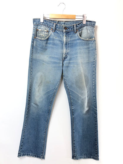 【中古品】【メンズ】 LEVI'S リーバイス 80's VINTAGE 505 DENIMPANTS 80年代 ヴィンテージ 505 デニムパンツ ボタン裏刻印650 アメリカ製 42TALON 黒カン ボトムス 157-260428-yy-16-tag サイズ：W36L34 カラー：ブルー 万代Net店