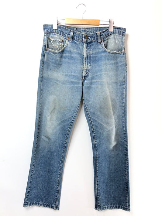 【中古品】【メンズ】 LEVI'S リーバイス 80's VINTAGE 505 DENIMPANTS 80年代 ヴィンテージ 505 デニムパンツ ボタン裏刻印650 アメリカ製 42TALON 黒カン ボトムス 157-260428-yy-16-tag サイズ：W36L34 カラー：ブルー 万代Net店