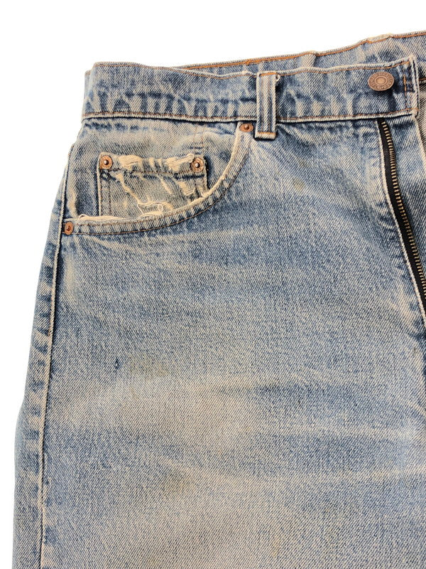 【中古品】【メンズ】 LEVI'S リーバイス 80's VINTAGE 505 DENIMPANTS 80年代 ヴィンテージ 505 デニムパンツ ボタン裏刻印650 アメリカ製 42TALON 黒カン ボトムス 157-260428-yy-16-tag サイズ：W36L34 カラー：ブルー 万代Net店