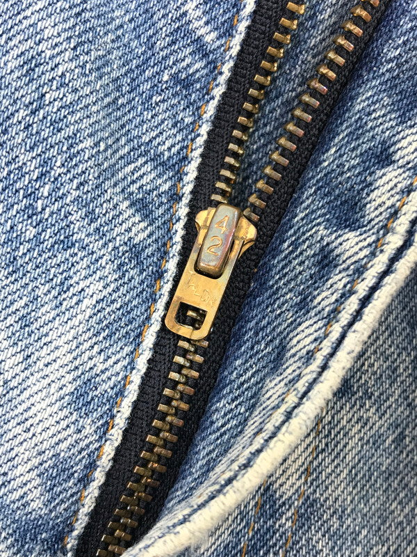 【中古品】【メンズ】 LEVI'S リーバイス 80's VINTAGE 505 DENIMPANTS 80年代 ヴィンテージ 505 デニムパンツ ボタン裏刻印650 アメリカ製 42TALON 黒カン ボトムス 157-260428-yy-16-tag サイズ：W36L34 カラー：ブルー 万代Net店