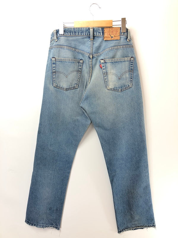 【中古品】【メンズ】 LEVI'S リーバイス 80's VINTAGE 505 DENIMPANTS 80年代 ヴィンテージ 505 デニムパンツ ボタン裏刻印650 アメリカ製 42TALON 黒カン ボトムス 157-260428-yy-16-tag サイズ：W36L34 カラー：ブルー 万代Net店