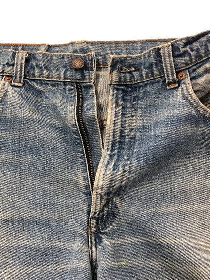 【中古品】【メンズ】 LEVI'S リーバイス 80's VINTAGE 505 DENIMPANTS 80年代 ヴィンテージ 505 デニムパンツ ボタン裏刻印650 アメリカ製 42TALON 黒カン ボトムス 157-260428-yy-16-tag サイズ：W36L34 カラー：ブルー 万代Net店
