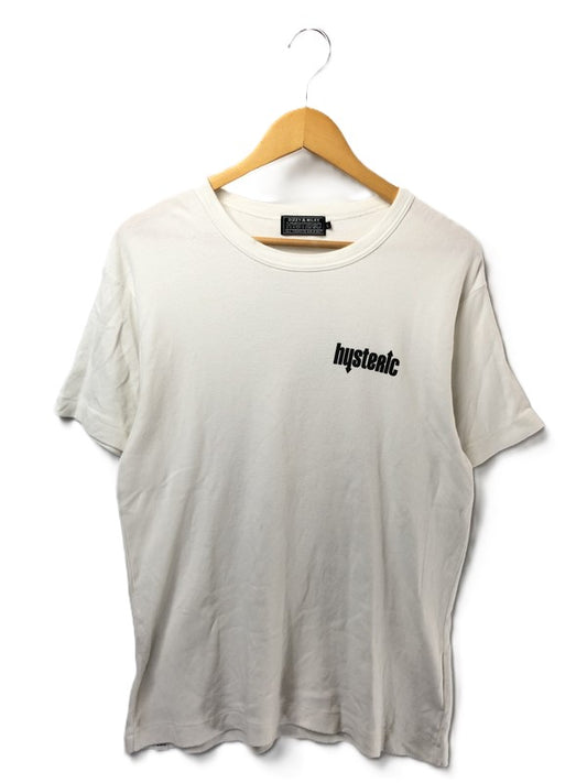 【中古品】【メンズ】 HYSTERIC GLAMOUR ヒステリックグラマー GRAPHIC S/S T-SHIRT 02241CT22 グラフィック ショートスリーブ Tシャツ 半袖 トップス 140-260428-yy-06-tag サイズ：L カラー：ホワイト 万代Net店