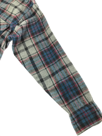 【中古品】【メンズ】 MIGHTY-MAC マイティー マック 80's HEAVY COTTON FLANNEL SHIRT ヘビー コットン フランネル シャツ トップス ヴィンテージ 146-260820-rt-07-tag サイズ：L カラー：グレー 万代Net店