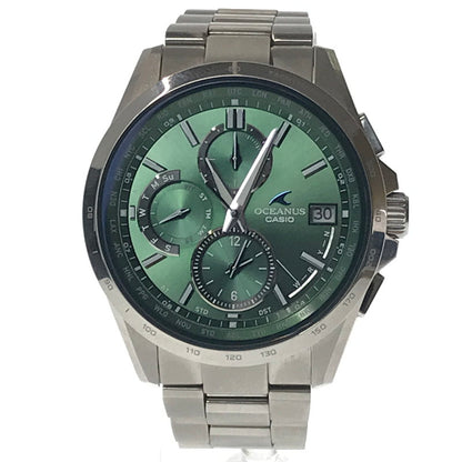 【中古品】【メンズ】 CASIO カシオ CLASSIC LINE OCEANUS OCW-T2600SG-3AJR クラシックライン オシアナス 20周年記念限定モデル 世界限定500本 タフソーラー 腕時計 197-260430-yy-15-tag カラー：ディープグリーン 万代Net店