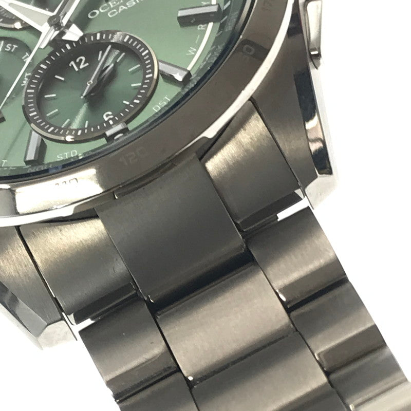 【中古品】【メンズ】 CASIO カシオ CLASSIC LINE OCEANUS OCW-T2600SG-3AJR クラシックライン オシアナス 20周年記念限定モデル 世界限定500本 タフソーラー 腕時計 197-260430-yy-15-tag カラー：ディープグリーン 万代Net店