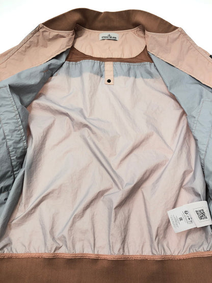 【中古品】【メンズ】 STONE ISLAND ストーンアイランド BOMBER JACKET K1S154100004S0A21 ボンバージャケット 国内正規 MA-1 ブルゾン ライトアウター 141-260428-yy-03-tag サイズ：XL カラー：ライトピンク 万代Net店
