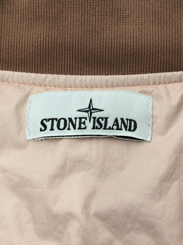 【中古品】【メンズ】 STONE ISLAND ストーンアイランド BOMBER JACKET K1S154100004S0A21 ボンバージャケット 国内正規 MA-1 ブルゾン ライトアウター 141-260428-yy-03-tag サイズ：XL カラー：ライトピンク 万代Net店