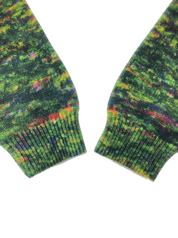 【中古品】【メンズ】 BOTT ボット ROCK COTTON KNIT 261BOTT13 ロックコットンニット セーター トップス 142-260428-yy-07-tag サイズ：L カラー：グリーン系 万代Net店