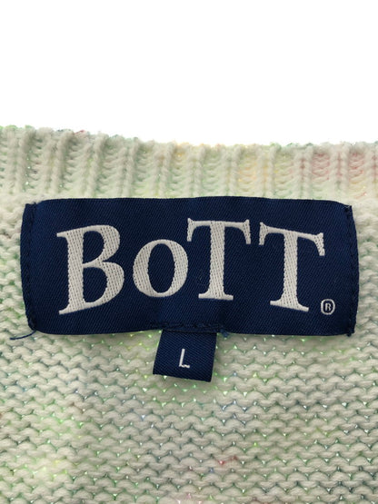 【中古品】【メンズ】 BOTT ボット ROCK COTTON KNIT 261BOTT13 ロックコットンニット セーター トップス 142-260428-yy-07-tag サイズ：L カラー：グリーン系 万代Net店