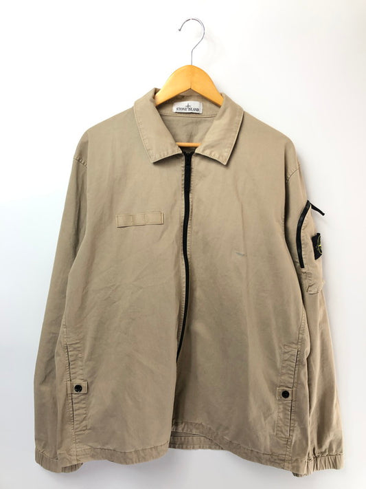 【中古品】【メンズ】 STONE ISLAND ストーンアイランド OVER SHIRT JACKET K1S151200003S0004 オーバーシャツ ジャケット 国内正規 ブルゾン ライトアウター 141-260428-yy-02-tag サイズ：XXL カラー：ベージュ 万代Net店