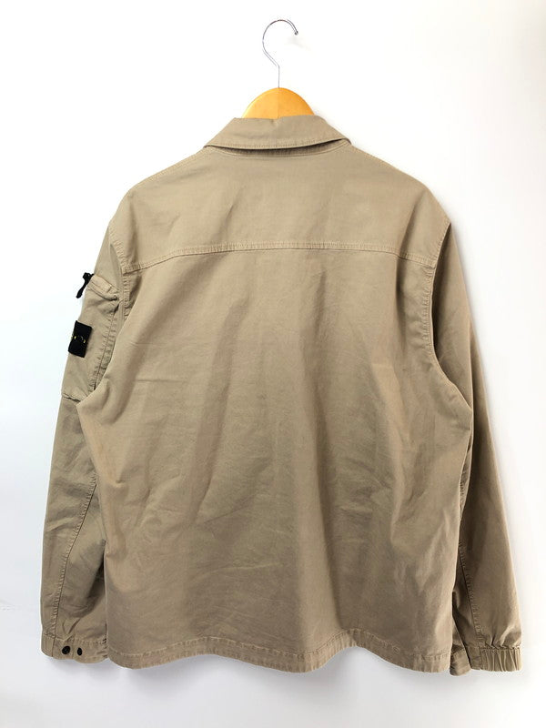 【中古品】【メンズ】 STONE ISLAND ストーンアイランド OVER SHIRT JACKET K1S151200003S0004 オーバーシャツ ジャケット 国内正規 ブルゾン ライトアウター 141-260428-yy-02-tag サイズ：XXL カラー：ベージュ 万代Net店