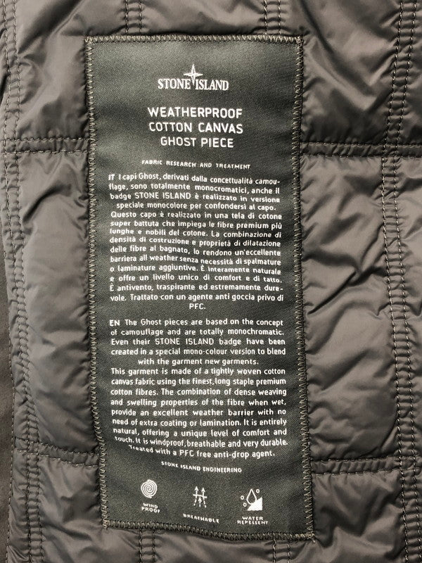 【中古品】【メンズ】 STONE ISLAND ストーンアイランド GHOST PARKA K2S15A100001S00F1 ゴーストパーカー アウター 141-260428-yy-04-tag サイズ：XL カラー：グレー 万代Net店