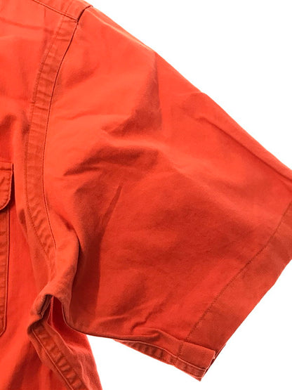 【中古品】【メンズ】 POLO RALPH LAUREN ポロ ラルフローレン S/S WORK SHIRT ショートスリーブ ワーク シャツ トップス 半袖シャツ 146-260508-ty-10-tag サイズ：L カラー：オレンジ 万代Net店