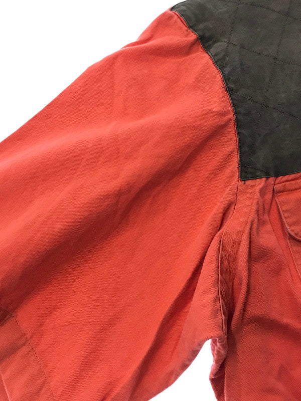 【中古品】【メンズ】 POLO RALPH LAUREN ポロ ラルフローレン S/S WORK SHIRT ショートスリーブ ワーク シャツ トップス 半袖シャツ 146-260508-ty-10-tag サイズ：L カラー：オレンジ 万代Net店