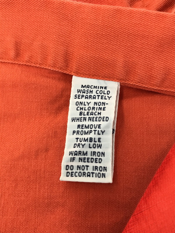 【中古品】【メンズ】 POLO RALPH LAUREN ポロ ラルフローレン S/S WORK SHIRT ショートスリーブ ワーク シャツ トップス 半袖シャツ 146-260508-ty-10-tag サイズ：L カラー：オレンジ 万代Net店
