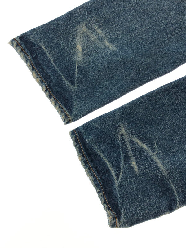【中古品】【メンズ】 SEQUEL シークエル × FRAGMENT DESIGN フラグメントデザイン コラボ DENIM PANTS デニムパンツ ボトムス 153-260428-yy-15-tag サイズ：M カラー：ブルー 万代Net店
