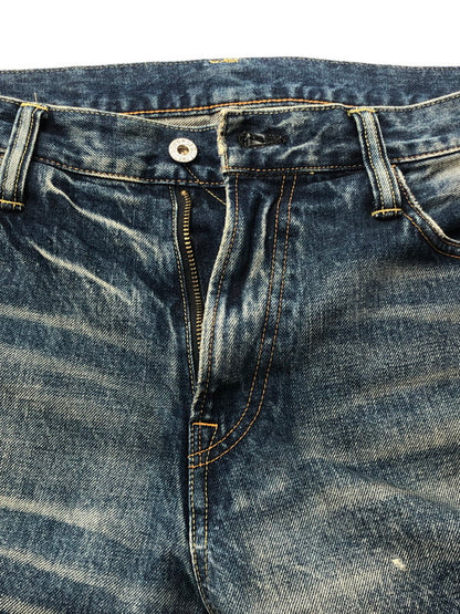 【中古品】【メンズ】 SEQUEL シークエル × FRAGMENT DESIGN フラグメントデザイン コラボ DENIM PANTS デニムパンツ ボトムス 153-260428-yy-15-tag サイズ：M カラー：ブルー 万代Net店