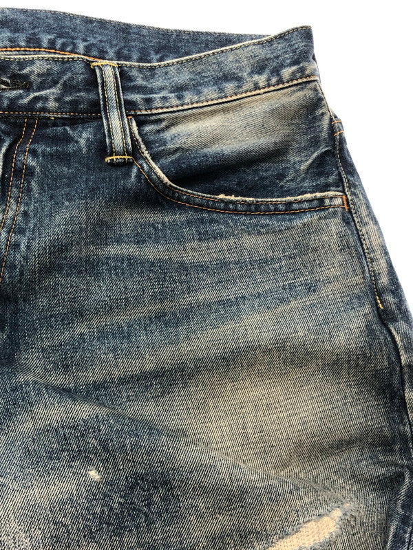【中古品】【メンズ】 SEQUEL シークエル × FRAGMENT DESIGN フラグメントデザイン コラボ DENIM PANTS デニムパンツ ボトムス 153-260428-yy-15-tag サイズ：M カラー：ブルー 万代Net店