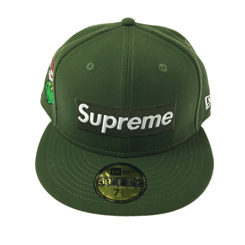 【中古品】【メンズ】 SUPREME シュプリーム ×NEWERA ニューエラ 24AW GRINCH BOX LOGO CAP グリンチ ボックス ロゴ キャップ 帽子 185-260427-na-08-tagh サイズ：7 1/2 (59.6cm) カラー：グリーン 万代Net店