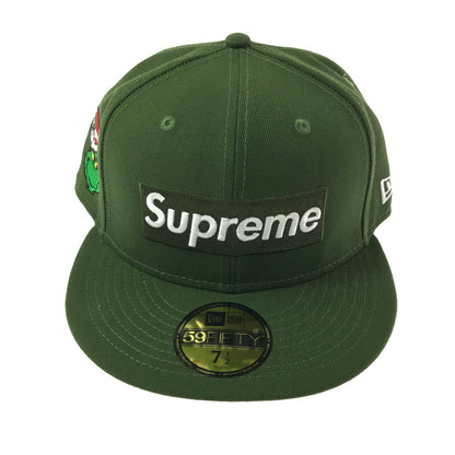 【中古品】【メンズ】 SUPREME シュプリーム ×NEWERA ニューエラ 24AW GRINCH BOX LOGO CAP グリンチ ボックス ロゴ キャップ 帽子 185-260427-na-08-tagh サイズ：7 1/2 (59.6cm) カラー：グリーン 万代Net店