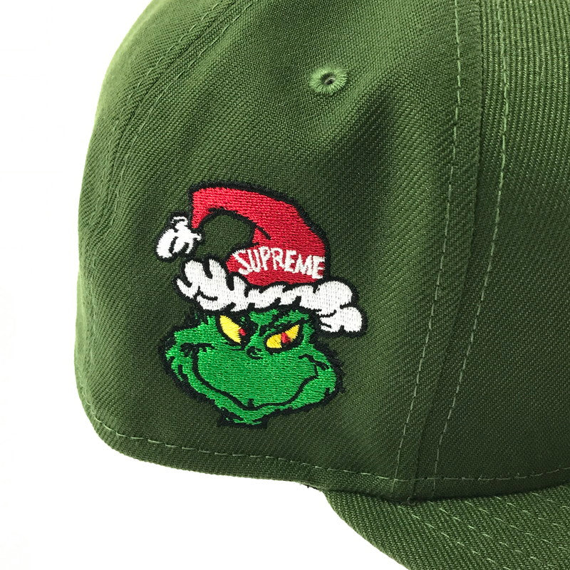 【中古品】【メンズ】 SUPREME シュプリーム ×NEWERA ニューエラ 24AW GRINCH BOX LOGO CAP グリンチ ボックス ロゴ キャップ 帽子 185-260427-na-08-tagh サイズ：7 1/2 (59.6cm) カラー：グリーン 万代Net店