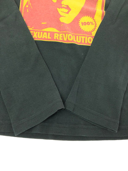 【中古品】【レディース】 HYSTERIC GLAMOUR ヒステリックグラマー GIRL PRINT L/S TEE 0194CL17 ガール プリント Tシャツ 長袖Tシャツ カットソー 168-260912-na-22-tagh サイズ：FREE カラー：ブラック 万代Net店