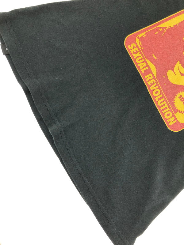 【中古品】【レディース】 HYSTERIC GLAMOUR ヒステリックグラマー GIRL PRINT L/S TEE 0194CL17 ガール プリント Tシャツ 長袖Tシャツ カットソー 168-260912-na-22-tagh サイズ：FREE カラー：ブラック 万代Net店