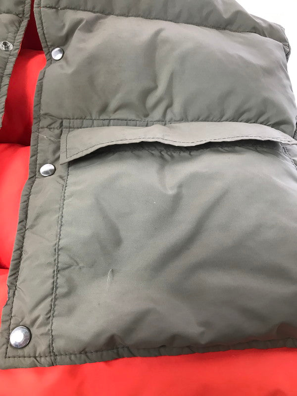 【現状渡し品】【メンズ】 WOOLRICH ウールリッチ 70's GOOSE DOWN NYLON VEST 70年代 グーズ ダウン ナイロン ベスト トップス ヴィンテージ 146-260820-rt-16-tag サイズ：M カラー：カーキ 万代Net店