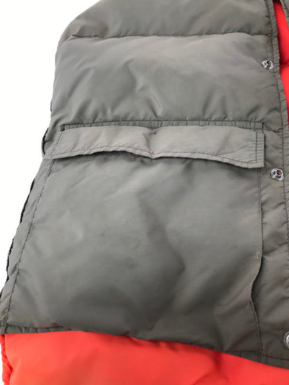 【現状渡し品】【メンズ】 WOOLRICH ウールリッチ 70's GOOSE DOWN NYLON VEST 70年代 グーズ ダウン ナイロン ベスト トップス ヴィンテージ 146-260820-rt-16-tag サイズ：M カラー：カーキ 万代Net店