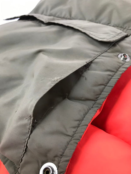 【現状渡し品】【メンズ】 WOOLRICH ウールリッチ 70's GOOSE DOWN NYLON VEST 70年代 グーズ ダウン ナイロン ベスト トップス ヴィンテージ 146-260820-rt-16-tag サイズ：M カラー：カーキ 万代Net店