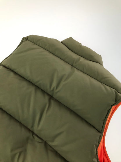【現状渡し品】【メンズ】 WOOLRICH ウールリッチ 70's GOOSE DOWN NYLON VEST 70年代 グーズ ダウン ナイロン ベスト トップス ヴィンテージ 146-260820-rt-16-tag サイズ：M カラー：カーキ 万代Net店