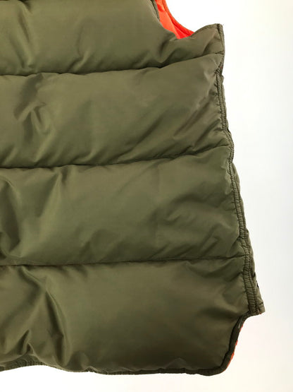 【現状渡し品】【メンズ】 WOOLRICH ウールリッチ 70's GOOSE DOWN NYLON VEST 70年代 グーズ ダウン ナイロン ベスト トップス ヴィンテージ 146-260820-rt-16-tag サイズ：M カラー：カーキ 万代Net店