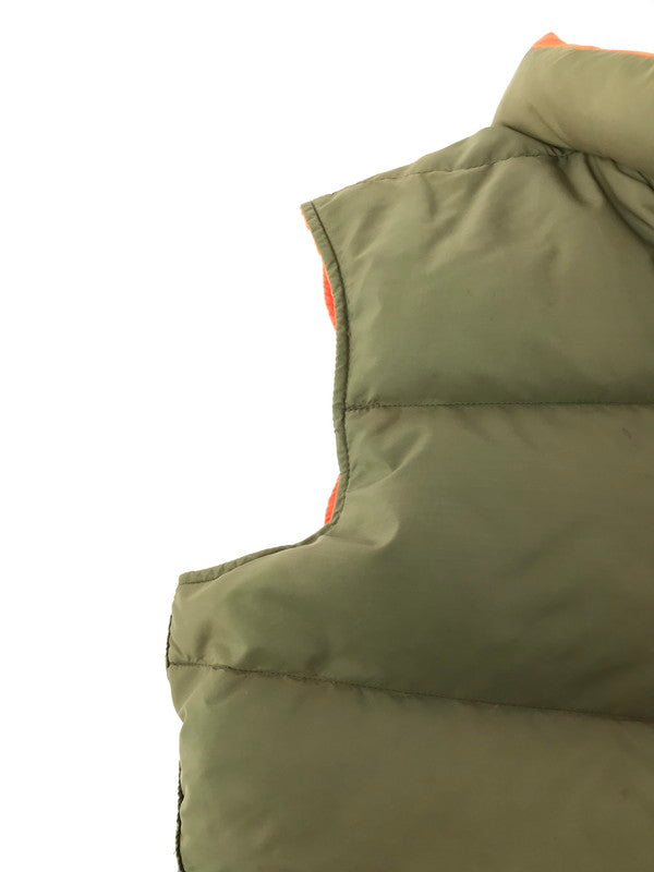 【現状渡し品】【メンズ】 WOOLRICH ウールリッチ 70's GOOSE DOWN NYLON VEST 70年代 グーズ ダウン ナイロン ベスト トップス ヴィンテージ 146-260820-rt-16-tag サイズ：M カラー：カーキ 万代Net店
