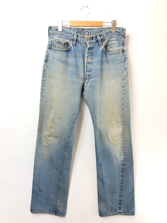 【現状渡し品】【メンズ】 LEVI'S リーバイス 80's VINTAGE 501 DENIM PANTS 80年代 ヴィンテージ 501 デニムパンツ ボタン裏刻印524 アメリカ製 パンツ ボトムス 157-260428-yy-18-tag サイズ：W35L35 カラー：ブルー 万代Net店