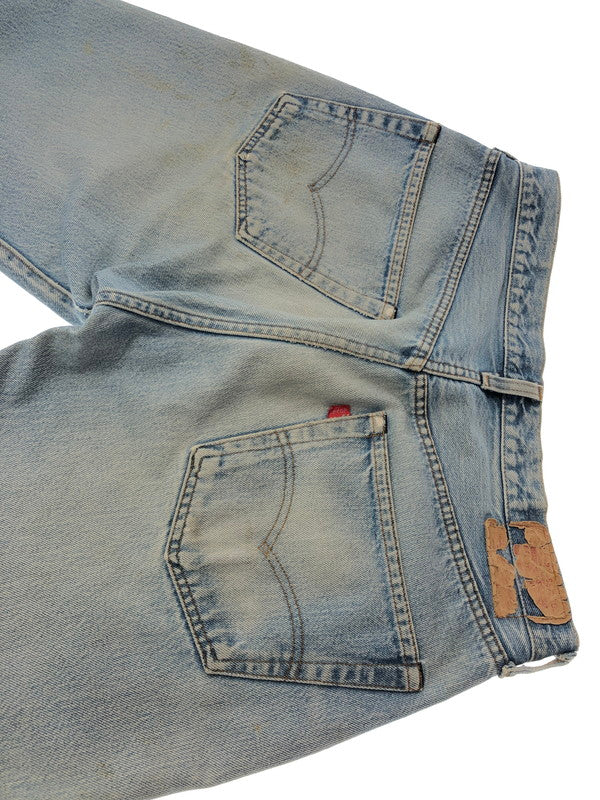 【現状渡し品】【メンズ】 LEVI'S リーバイス 80's VINTAGE 501 DENIM PANTS 80年代 ヴィンテージ 501 デニムパンツ ボタン裏刻印524 アメリカ製 パンツ ボトムス 157-260428-yy-18-tag サイズ：W35L35 カラー：ブルー 万代Net店