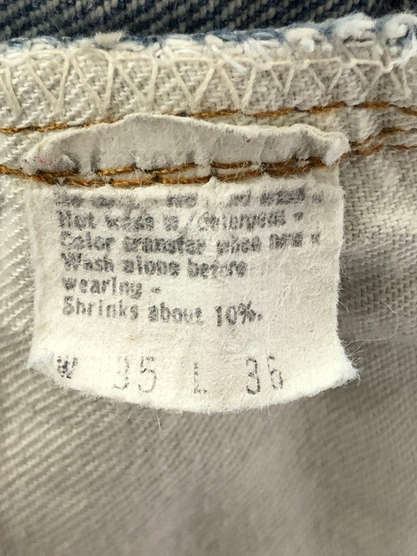 【現状渡し品】【メンズ】 LEVI'S リーバイス 80's VINTAGE 501 DENIM PANTS 80年代 ヴィンテージ 501 デニムパンツ ボタン裏刻印524 アメリカ製 パンツ ボトムス 157-260428-yy-18-tag サイズ：W35L35 カラー：ブルー 万代Net店