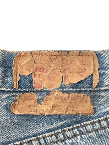 【現状渡し品】【メンズ】 LEVI'S リーバイス 80's VINTAGE 501 DENIM PANTS 80年代 ヴィンテージ 501 デニムパンツ ボタン裏刻印524 アメリカ製 パンツ ボトムス 157-260428-yy-18-tag サイズ：W35L35 カラー：ブルー 万代Net店