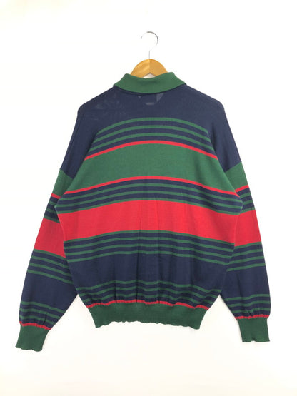 【中古品】【メンズ】 CHEMISE LACOSTE シュミーズ ラコステ 80's KNIT POLO SHIRT フランス製 ニット ポロシャツ 146-260505-rt-18-tag サイズ：1 カラー：グリーン 万代Net店
