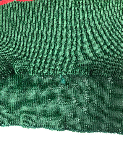 【中古品】【メンズ】 CHEMISE LACOSTE シュミーズ ラコステ 80's KNIT POLO SHIRT フランス製 ニット ポロシャツ 146-260505-rt-18-tag サイズ：1 カラー：グリーン 万代Net店