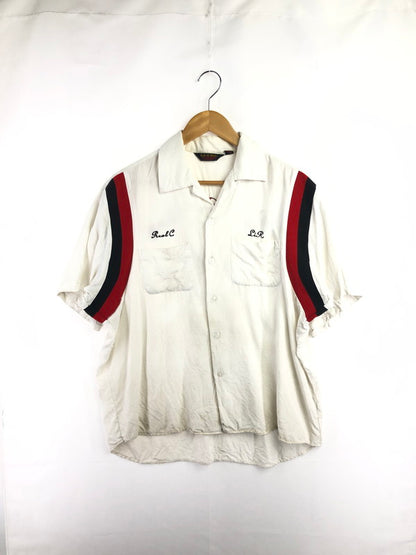 【現状渡し品】【メンズ】 LET IT RIDE レット イット ライド 90's BOWLING SHIRT 90年代 ボーリング シャツ 半袖シャツ トップス 146-260516-rt-11-tagh サイズ：L カラー：ホワイト 万代Net店