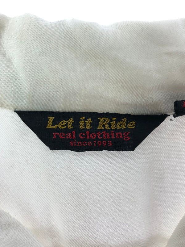 【現状渡し品】【メンズ】 LET IT RIDE レット イット ライド 90's BOWLING SHIRT 90年代 ボーリング シャツ 半袖シャツ トップス 146-260516-rt-11-tagh サイズ：L カラー：ホワイト 万代Net店